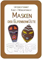 Vorschau - Mal- und Bastelvorlagen - Unterrichtseinheit - Masken der Elfenbeinküste - Deckblatt