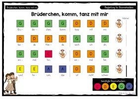 Vorschau - Arbeitsblätter - Lied & Tanz: Brüderchen, komm, tanz mit mir - Seite 2