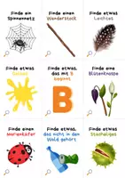 Vorschau - Spiele - Waldschatzsuche mit 90 Suchkarten Spiel für Kinder Schatzsuche im Wald ein Suchspiel für Kindergeburtstag Outdoor Schnitzeljagd Montessori - Seite 3
