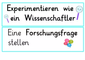 Vorschau - Präsentationen/Tafelbilder - Forscherkreislauf / Experimente: Tafelmaterial (Visualisierung) - Sachunterricht - Kl. 3/4 - Seite 2