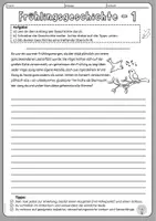 Vorschau - Arbeitsblätter - Frühling - Geschichtenanfänge zum produktiven Schreiben - Texte verfassen - kreative Geschichten - Seite 1