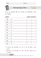 Vorschau - Spiele - Rechenspaziergang Ostern ZR 20 (3-fach differenziert) - Seite 3