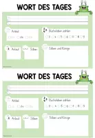 Vorschau - Arbeitsblätter - Wort des Tages: Vorlage (Monster) - Seite 3