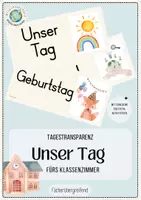 Vorschau - Präsentationen/Tafelbilder - Tagestransparenz: Stundenplan für die Tafel - Deckblatt
