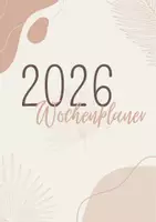 Vorschau - Mal- und Bastelvorlagen - Wochenplaner 2026 Kalender mit Uhrzeiten Feiertagen (DIN A4 quer) - Deckblatt