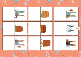 Aperçu - Apprentissages en autonomie - 🧩 10 Puzzles Moitié-Moitié – Thème du jardin - Page 3