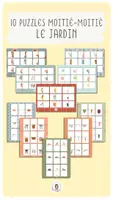 Aperçu - Apprentissages en autonomie - 🧩 10 Puzzles Moitié-Moitié – Thème du jardin - Page de couverture