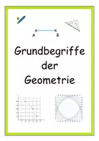 Vorschau - Unterrichtsreihen - Grundbegriffe der Geometrie - komplette Unterrichtsreihe - Deckblatt