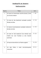 Vorschau - Unterrichtsreihen - Grundbegriffe der Geometrie - komplette Unterrichtsreihe - Seite 1