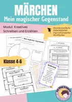 Vorschau - Arbeitsblätter - Märchen: Kreatives Schreiben / Mein Magischer Gegenstand - Deckblatt
