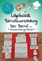 Vorschau - Arbeitsblätter - Lapbook: Berufe/ Berufsvorstellung (Berufsorientierung) - Deckblatt