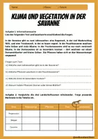 Vorschau - Arbeitsblätter - SAVANNE: Arbeitsblätter zur SAVANNE - Erdkunde für die Sek 1 - Seite 2