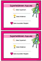 Vorschau - Anderer Materialtyp - Superhelden Ausweis (Schuljahresende/Abschluss der Grundschule) - Seite 3