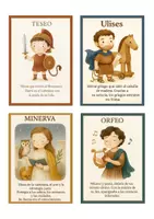 Vista previa - Tarjetas / Manipulativos - Personajes Mitológicos de Grecia - página 1