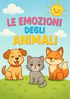 anteprima - Materiale per pittura e bricolage - Le Emozioni degli animali-Libro da colorare - Pagina di copertina