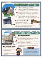Vorschau - Arbeitsblätter - Scotland | Informationskarten | Fact cards | Sights | Sehenswürdigkeiten Schottland - Seite 3