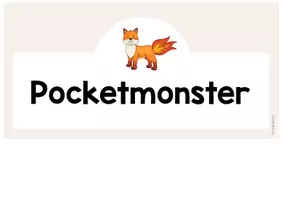 Vorschau - Arbeitsblätter - Pocketmonster-Karte erstellen - Materialpaket für den Kunstunterricht - Seite 1
