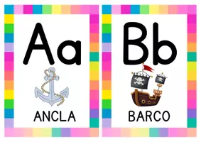 Vista previa - Decoración del aula - UN COMPLETO ABECEDARIO CON TEMÀTICA PIRATA - Portada
