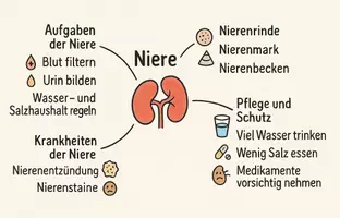 Vorschau - Arbeitsblätter - Arbeitsblätter zum Thema "Niere" + Lösung & MP3 + Mindmap + Infografik - Seite 3