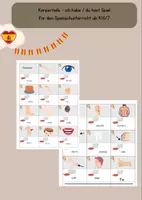 Vista previa - Juegos / Gamificación - Juego “Yo tengo, ¿quién tiene?” para aprender las partes del cuerpo - Portada