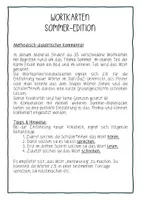 Vorschau - Poster - Wortkarten Sommer DaZ DaF Grundschule Sek I Deutschunterricht - Seite 1
