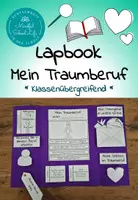 Vorschau - Arbeitsblätter - Mein Traumberuf: Lapbook - Deckblatt