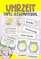 Vorschau - Unterrichtsreihen - Wachsendes Gesamtpaket Uhr, Uhrzeit - Seite 1