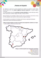 Vorschau - Arbeitsblätter - Fiestas en espana - Seite 1