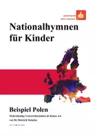 Vorschau - Stundenentwürfe - Nationalhymnen für Kinder: Beispiel Polen - Deckblatt