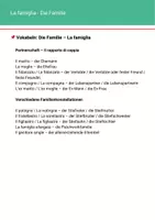 Vorschau - Arbeitsblätter - La famiglia - Die Familie - Seite 3