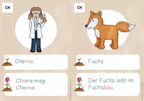 Vorschau - Stundenentwürfe - Laut Ch / ch - Schleichdiktat/Laufdiktat, Freiarbeit Lesen und Schreiben (1./2. Klasse) - Seite 3