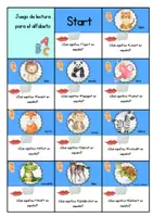 Vista previa - Juegos / Gamificación - Juego “Yo tengo, ¿quién tiene?” – Animales salvajes y del zoológico - página 1