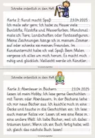 Vorschau - Stationenlernen - Abschreiben Kartei Hobbys Freizeitaktivitäten Grundschrift - Seite 3