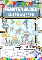 Vorschau - Mal- und Bastelvorlagen - Fensterbild Unterwasser Meer Sommer - Deckblatt
