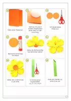 Vorschau - Mal- und Bastelvorlagen - Origami Blume falten - WG Kunst - Fensterdeko Sommer - Seite 3