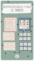 Aperçu - Apprentissages en autonomie - 🪴 Au jardin 🧭 Orientation Grille 9 cases 🪴 - Page de couverture
