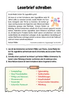 Vorschau - Arbeitsblätter - Leserbrief schreiben - dreifach differenziertes Arbeitsblatt - Seite 2