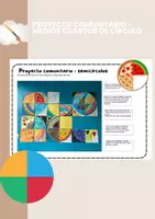 Vista previa - Manualidades / Dibujos para colorear - Proyecto Comunitario: Cuartos de Círculo en Obras de Arte Circulares - Portada