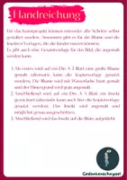 Vorschau - Mal- und Bastelvorlagen - Brummen an der Blume_Kunstprojekt_Frühling_Klasse 1-3 - Seite 1