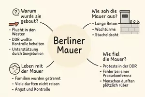 Vorschau - Arbeitsblätter - Arbeitsblätter zum Thema "Berliner Mauer" + Lösung & MP3 + Mindmap + Infografik - Seite 2