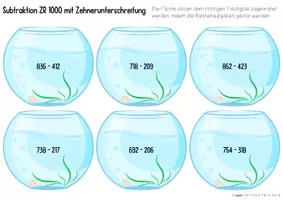 Vorschau - Stationenlernen - Zahlenraum 1000 | Grundrechenarten - Materialpaket (Lernspiele) - Seite 3
