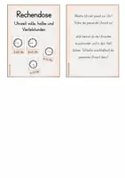 Vorschau - Fördermaterial/Inklusion - Rechendose Uhrzeit 2 - volle, halbe und Viertelstunden - Seite 2