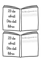 Vista previa - Hojas de trabajo - 23 de abril: Mi libro favorito es - Portada