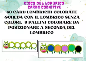 anteprima - Clipart / Immagini originali - gioco del lombrico: colori - Pagina di copertina