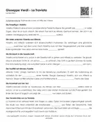 Vorschau - Arbeitsblätter - Giuseppe Verdi - La Traviata (kleines Materalpaket) - Seite 1