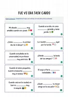 Vista previa - Tarjetas / Manipulativos - FUE VS ERA TASK CARDS - Portada