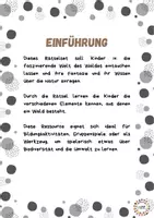 Vorschau - Stationenlernen - Riddles: Entdecken Sie den Wald - Seite 1