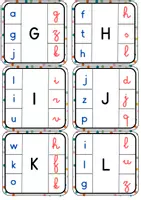 Aperçu - Apprentissages en autonomie - Cartes à pince - L'alphabet - Page 1