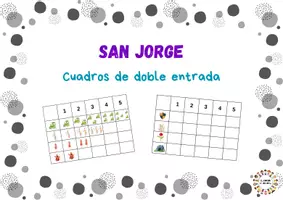 Vista previa - Unidades / Secuencias / Situaciones de Aprendizaje - San Jorge: Cuadros de doble entrada - Portada