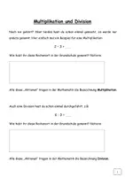 Vorschau - Unterrichtsreihen - Multiplikation und Division - komplette Unterrichtsreihe - Seite 3